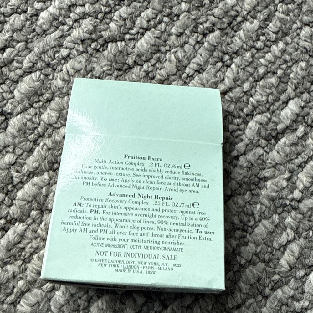 Estee Lauder Fruition Extra .2 oz and Advanced Night Repair .25 oz  Rare-NOS VTG - Picture 3 of 3